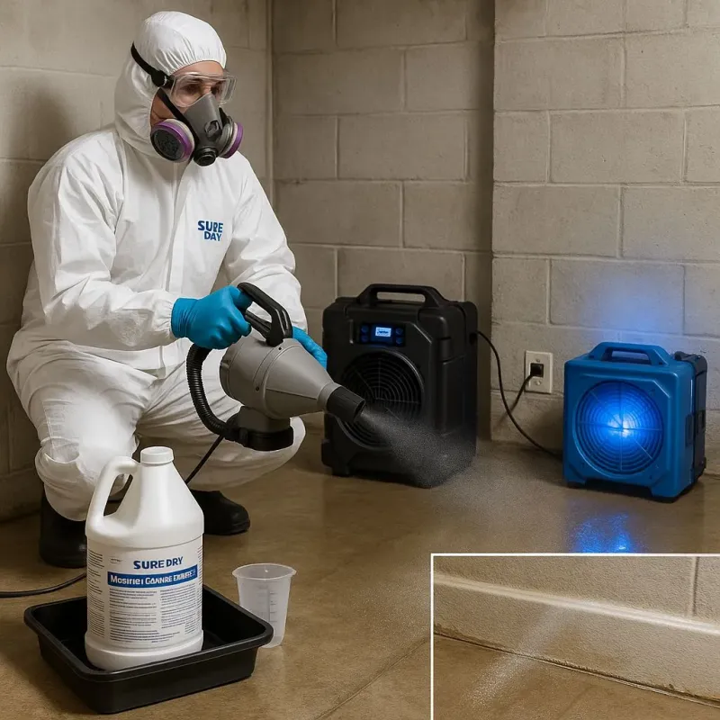 Sanitization and Odor Removal process in Cologne, MN